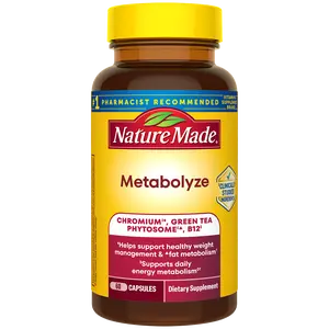 Metabolyze Capsules With Chromium, Green Tea Phytosome & B12