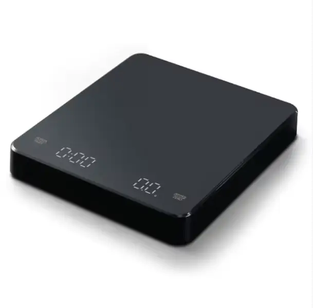 Smart Coffee Scale with Timer - Invisible LED Display Accurate to 0.1g - Espresso & Pour-Over Coffee Scale