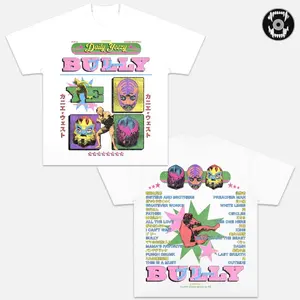 YE “Bully” Album Graphic T-Shirt, Kanye Inspired Vintage Streetwear Tee, Hip-Hop Collage Art Shirt, Retro Music Fan Apparel, Unisex Trendy Urban Fashion Gift