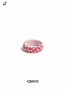 QWX Zodiac Silicone Ring Leopard Print, NFC Tap To View Daily Horoscope, Mood Accessory Fashion Accessories, Waterproof Breathable Comfortable Wear, No Subscription Unisex, Android & iOS Compatible