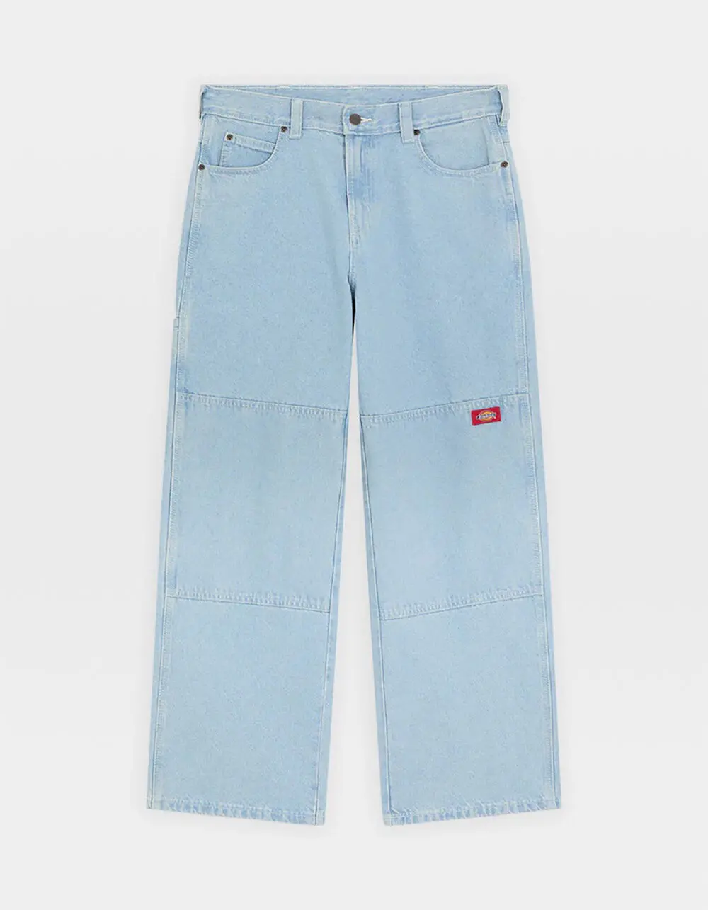 DICKIES Double Knee Mens Loose Straight Work Jeans