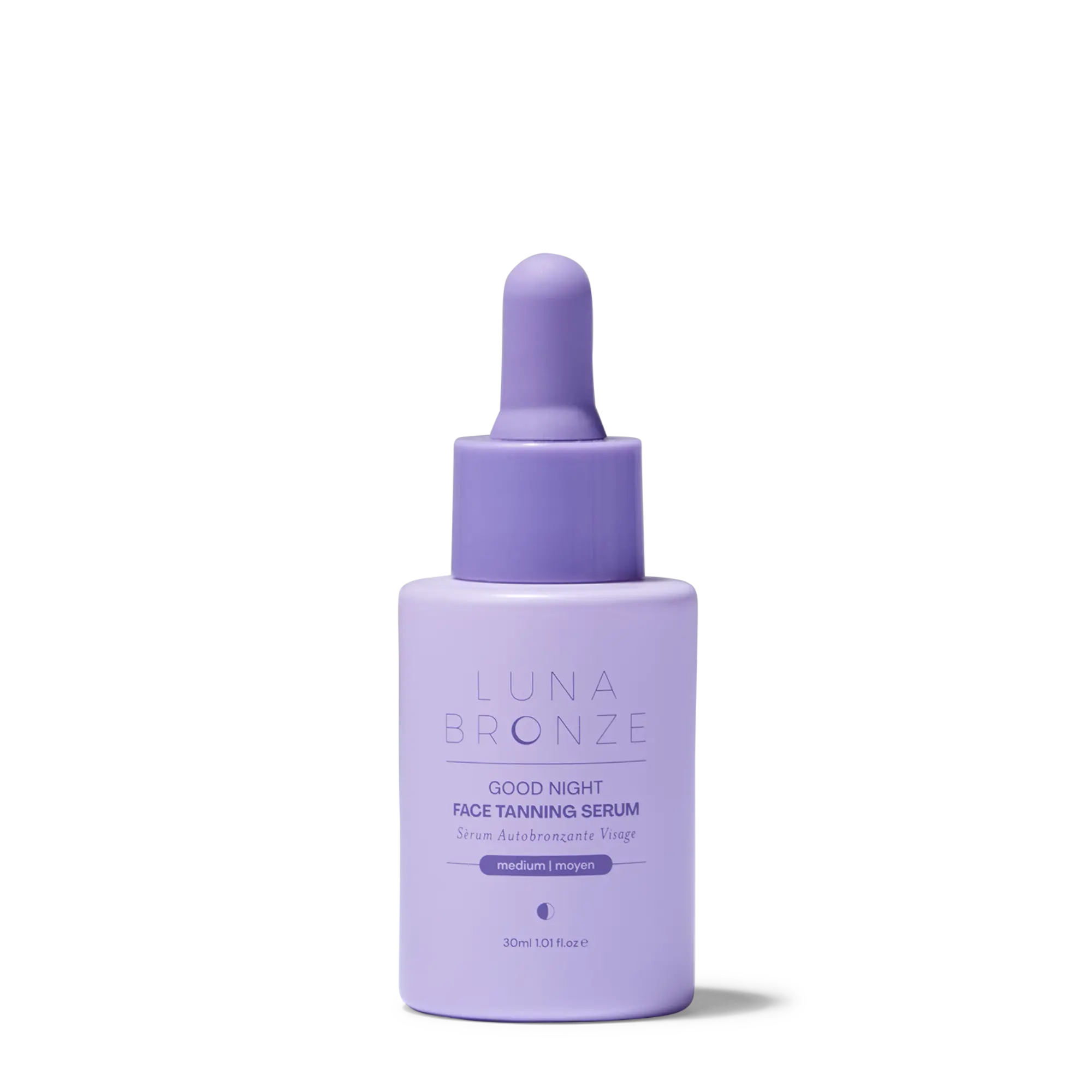 Face Tanning Facial Serum - Good Night Face Care Product with Lemon, Hyaluronic Acid, Hydrating Bronze Formula, Brightening Skin Routine Essential Sunless Tanning Solution