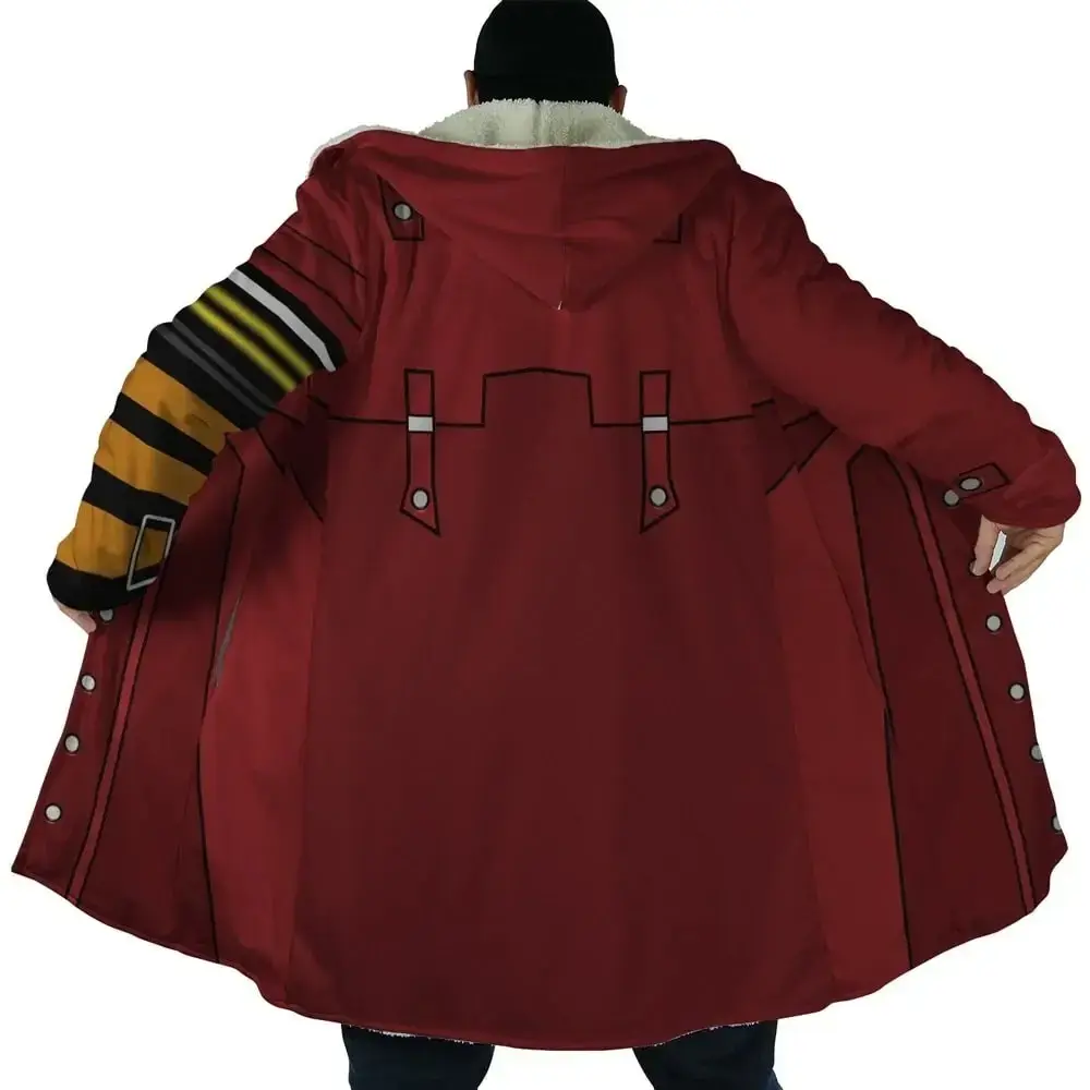 Vash Stempede Fleece Hooded Cloak Coat Apparel
