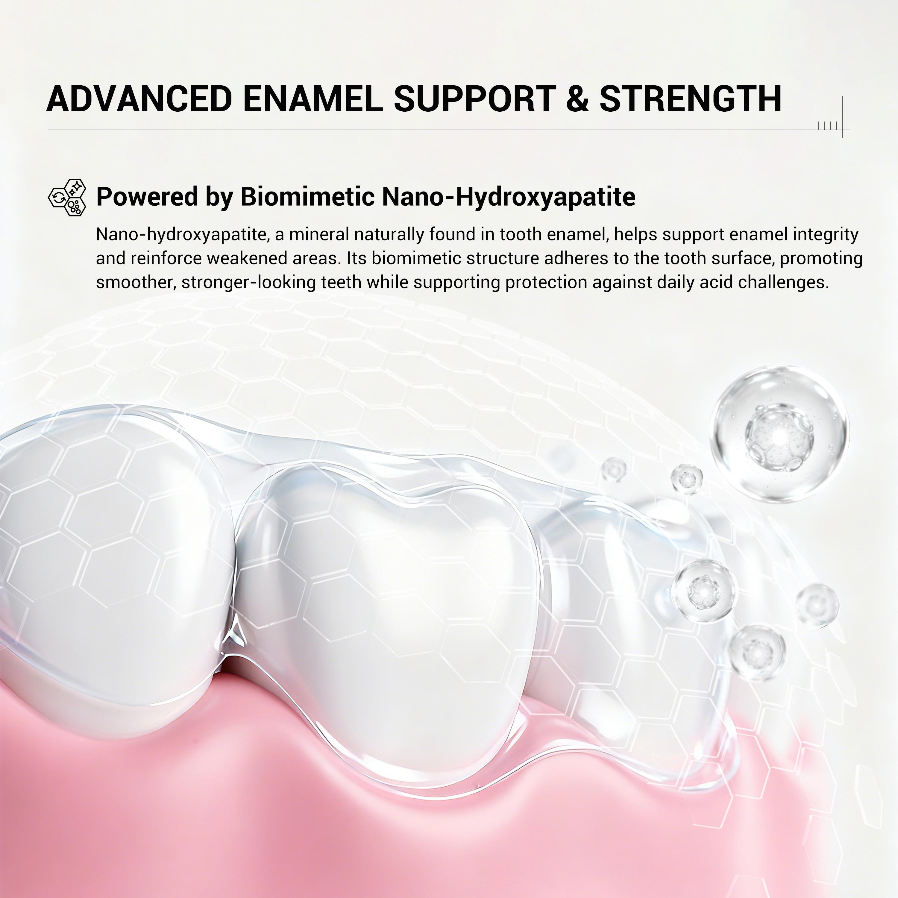 CEELIKE Fluoride-Free Hydroxyapatite Toothpaste (3-Pack) | Enamel Repair & Fresh Breath | Gentle Mint