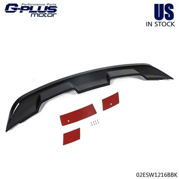 GT500 Style Rear Trunk Spoiler Wing - ABS Plastic Car Accessories, Accessories for Car, Fit for 2015-2021 Ford Mustang 2-Door Coupe, G-PLUS Auto Replacement Part