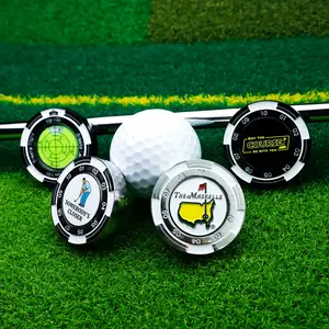 Silvery Color Slope Master Pro Golf Ball Marker, High Precision Reading Aid, Usga Compliant Slope Comp, Ideal Gift for Golfers, Golf Accessory