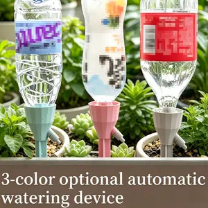 20-Piece Automatic Plant Irrigation Kit, Adjustable Water Flow, Indoor & Garden Use, Compatible with Standard Bottles, Battery-Free System