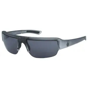 POPTICALS, POPGUN, Polarized Sunglasses, Matte Smoke/Black Crystal Frame, Gray Lens