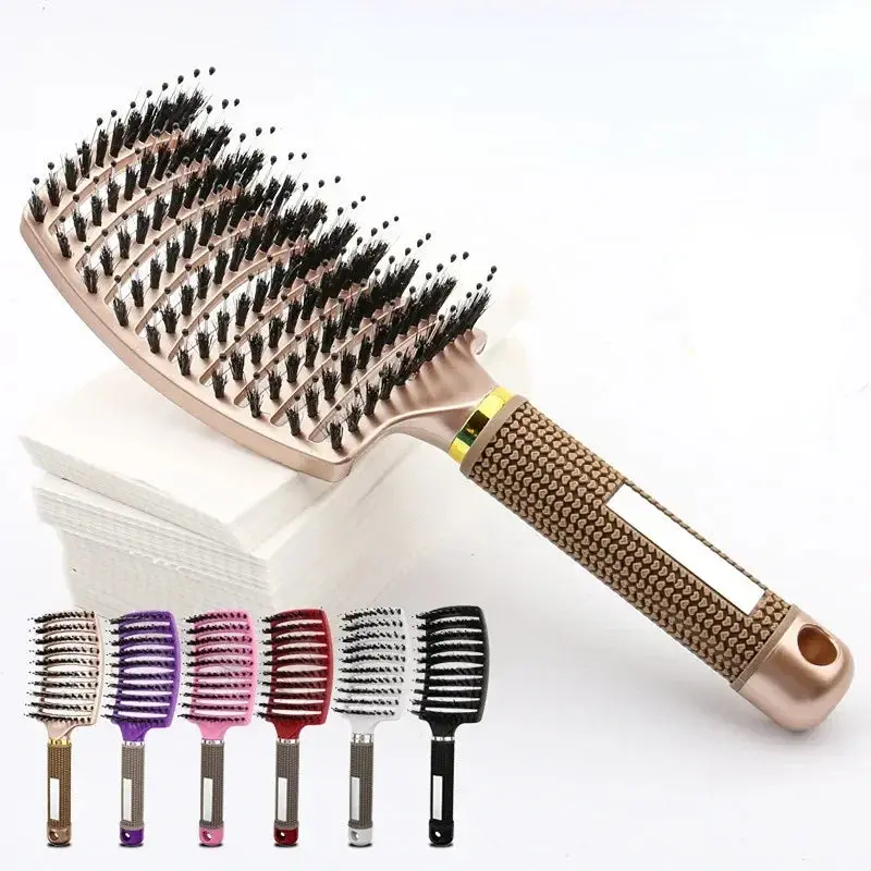 Detangling Hairbrush with Scalp Massage Bristles