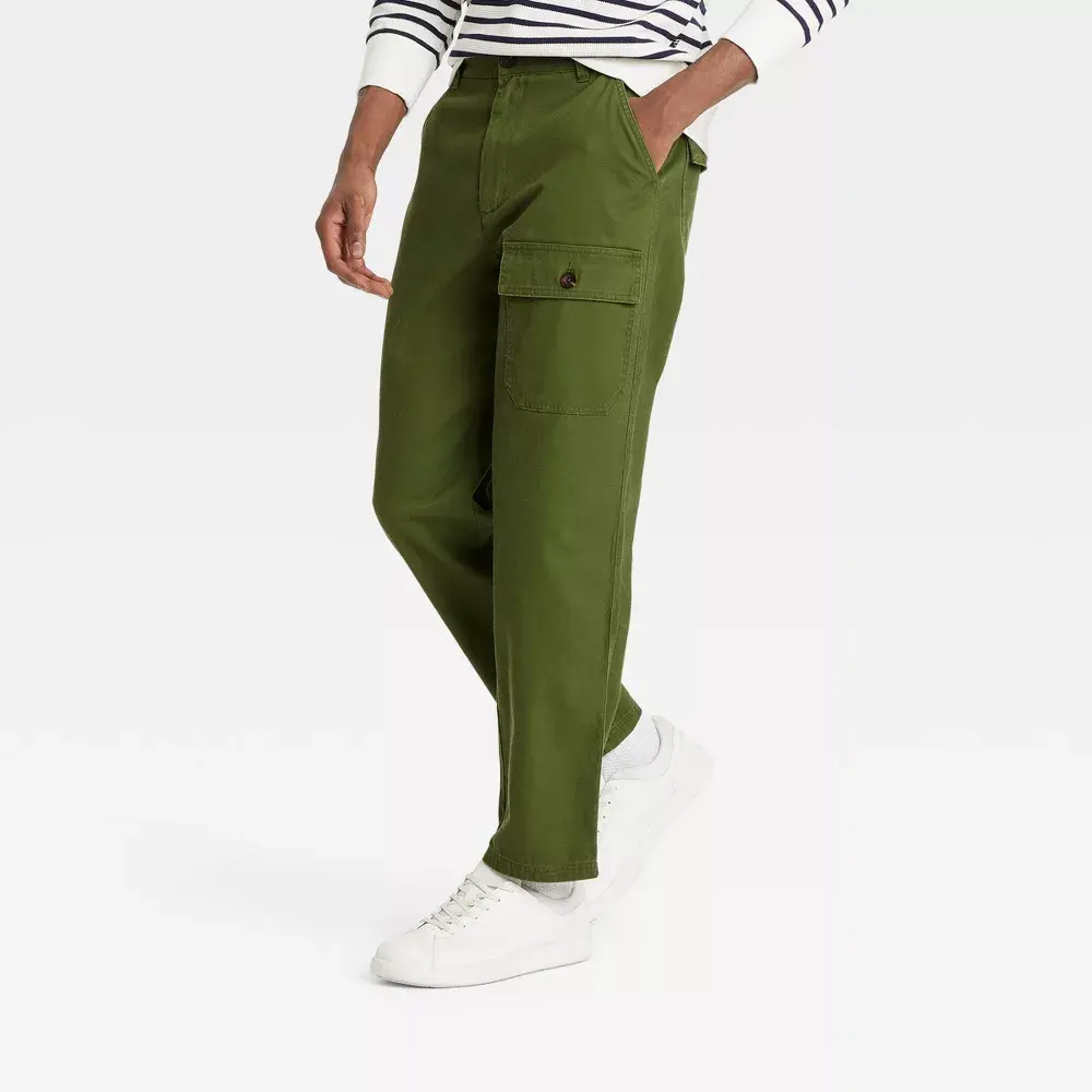 Houston White Adult Relaxed Cargo Pants, Zipper, Garment