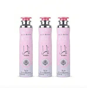 Lattafa Yara Air Freshener 3 Pack Bundle Set – Floral Fruity Amber Scented Home & Car Freshener 300 ML