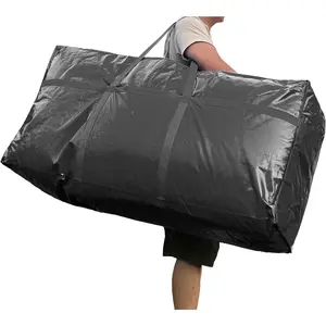 66 Gallon Extra Large Storage Bags, Huge Moving Bags Heavy Duty with Zipper and Stronger Handles, Big Foldable Duffle Bag for Travel - Storage Totes Moving Boxes for College, Christmas Tree, Bedding