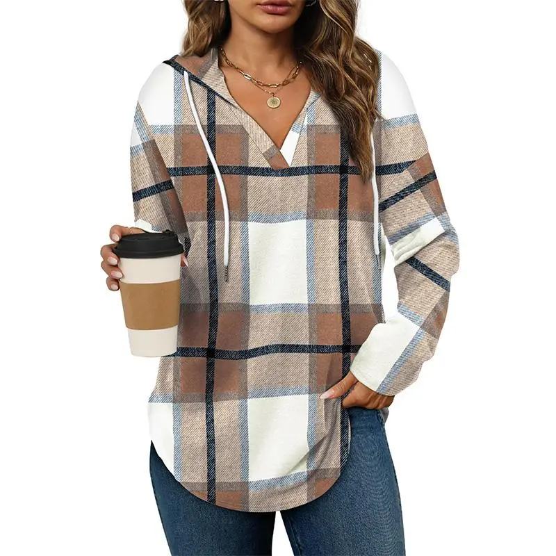 WIHOLL Womens Fashion Tops Hoodies for Women Pullover Oversized Sweatshirts Long Sleeve Shirts Loose Fit