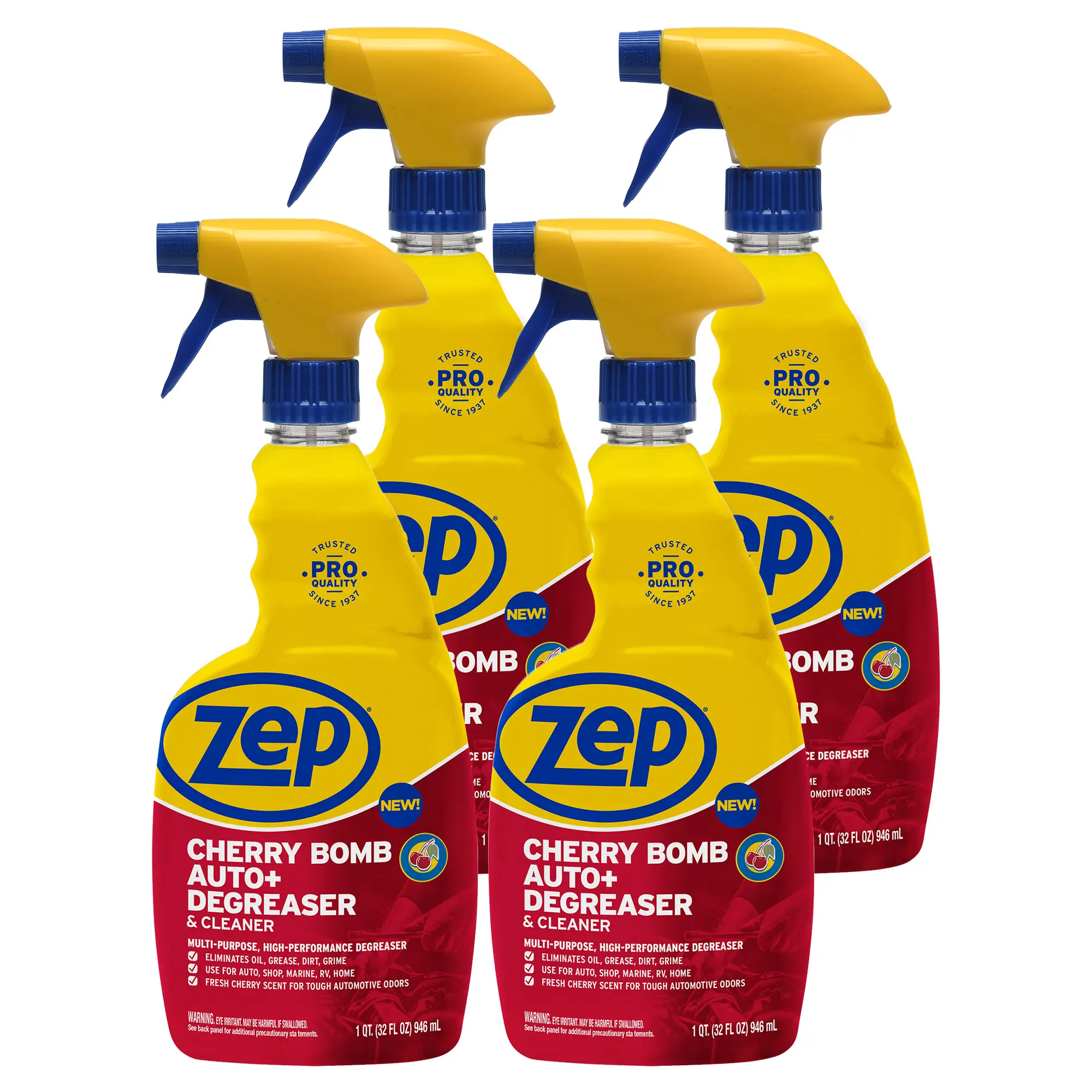 Zep Cherry Bomb Auto+ Degreaser & Cleaner - For Auto, Marine, RV, & Home - 32 oz.