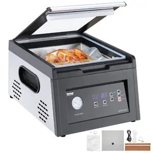 【Summervibes】VEVOR Chamber Vacuum Sealer, 380W Vacuum Pump Power, Sealing Bag Packing Machine for Wet Foods, Meat, Compact Design with 11.5 in Sealing Length, Ideal Commercial Sealer for Professional and Home Use