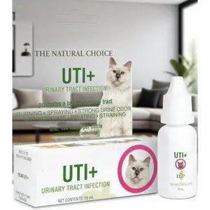 Natural Urinary Tract Support for Cats, Safe Feline UTI Supplement, Cat Urinary Health Formula, 15ml Liquid, No Harsh Chemicals, Gentle Bladder Care Solution dog  medicine