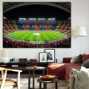 Camp Nou Stadium Poster Print UnPoster Print Unframe Print, Barcelona Wall Art, FC Barcelona Stadium Poster, Stadium Home Decor, Barcelona Home & Office Wall Decor