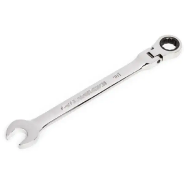 Gearwrench KD86718 18mm 90-Tooth 12-Point Flex Head Ratcheting Combination Wrench for Mechanics, Hex Fasteners, Tight Spots