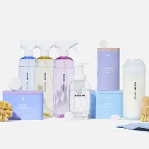 Blueland Clean Suite Kit, Eco-Friendly Household Cleaning Products, Foaming Hand Soap, Cleaning Sprays, Dishwasher & Laundry Detergent, Toilet Bowl Cleaner + 8 Reusable Containers