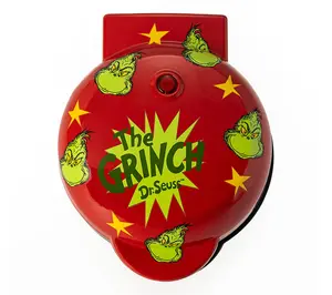 Uncanny Brands The Grinch Mini Waffle Maker