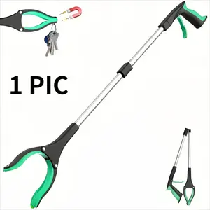 Long-Handled Foldable Trash Grabber — Multifunctional, Compact, and Portable Sanitary Litter Picker, Durable Gardening Tool