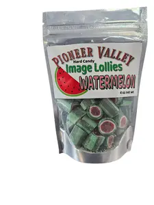 Pioneer Valley Watermelon Image Lollies, Candy Snack Candies Sweet Lollipop Bonbon