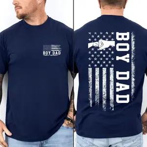 #Boy Dad T-Shirt, Proud Dad of Boy Shirt, Father's Day Gift from Son, Gift for Dad, New Dad Tee, Menswear Top, Trending Graphic Tee, outfitsmen-men's shirt