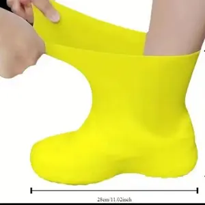 All-Weather Waterproof Shoe Covers – Premium latex rain boot overshoes with anti-slip sole, available in multiple colors for men and women