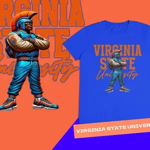 Virginia State University  VSU HBCU Mascot T-Shirt Clothing