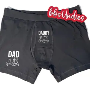 FUN Christmas sexy mens undies! Menswear Underwear-anniversary holiday gifts for husband, boyfriend- daddy in the sheets Valentines Day Casual print