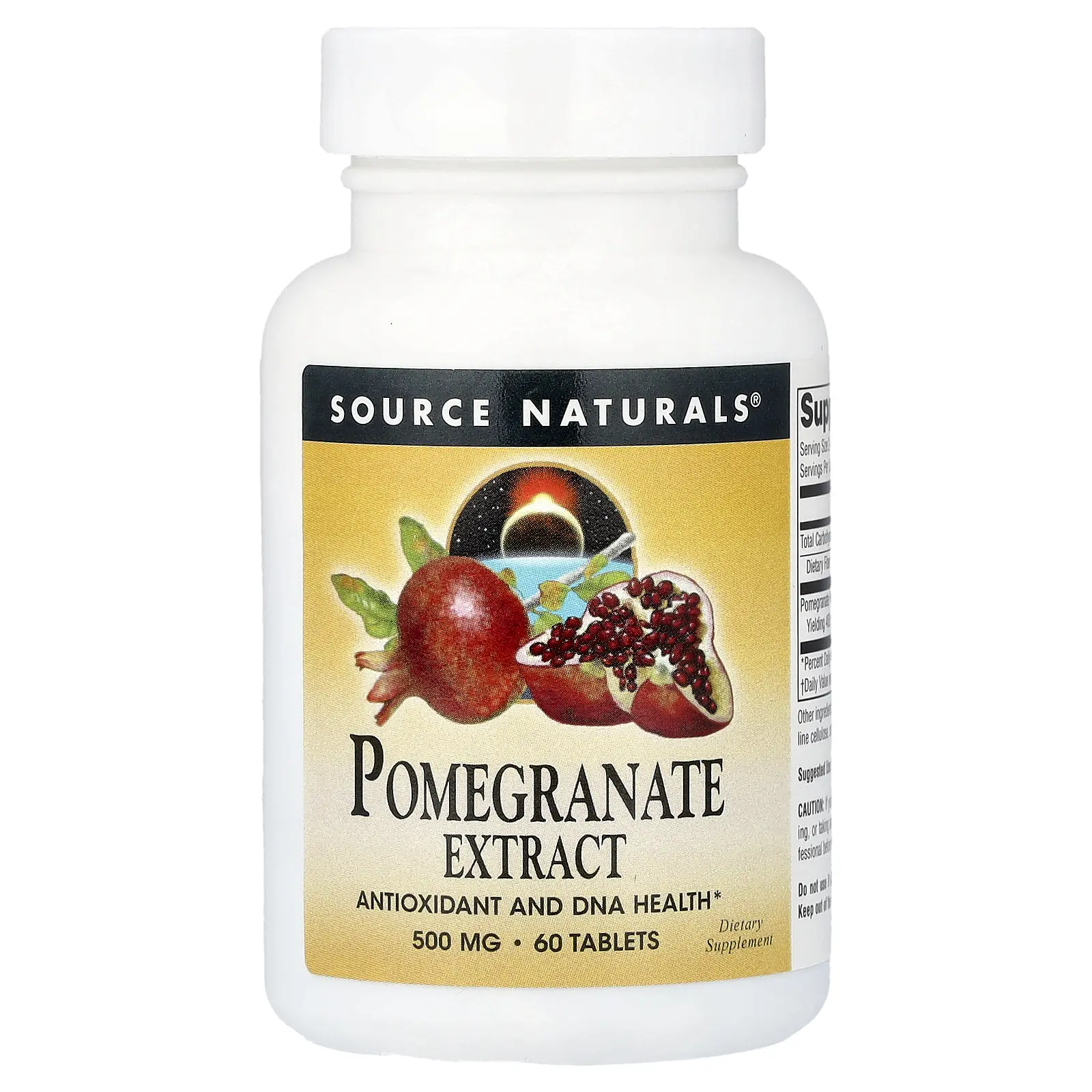 Source Naturals Pomegranate Extract, 500 mg, 60 Tablets