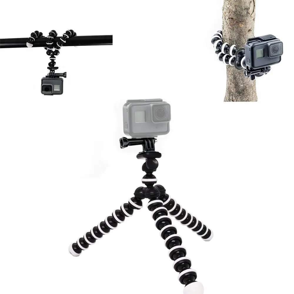 Adjustable Octopus Leg Action Camera Tripod Stand, Durable Action Camera Tripod Holder, Action Camera Mount, Sports Camera Phone Holder, Smartphone Accessories, Video Recording Accessories, Photography Camera Accessories