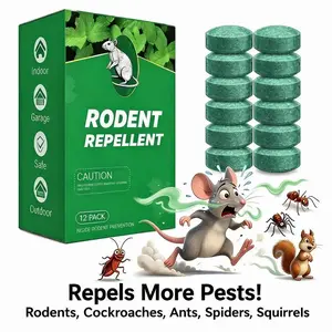 Mouse Repellent Pouches-Free Peppermint Rodent Repellent Balls (12 Pack), Natural Mouse & Bug Deterrent for Indoor Outdoor Home Garage, Pet Friendly