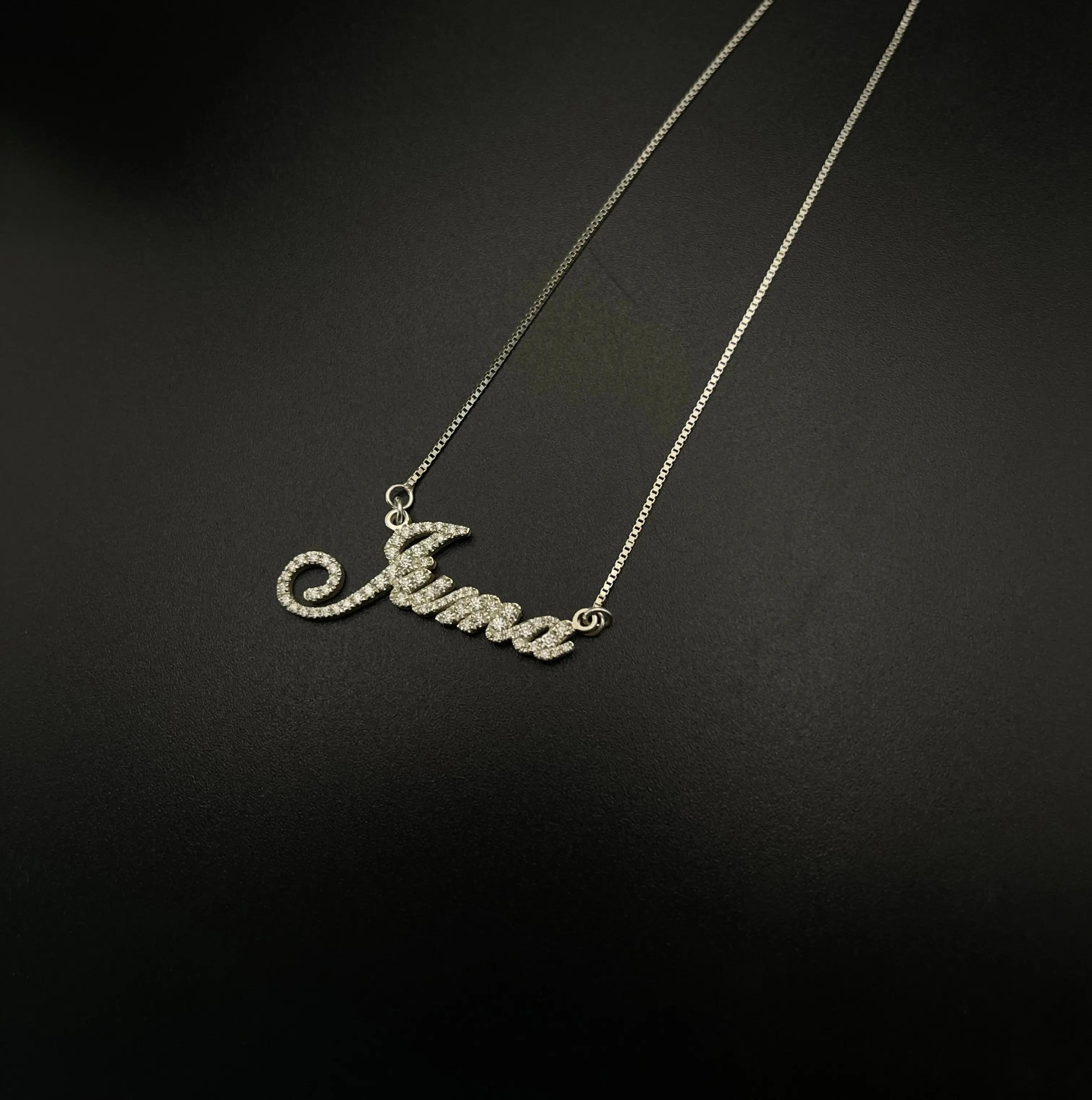 Personalized name pendant  - Passes Diamond testers