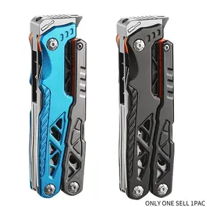 Multipurpose Outdoor Emergency Tool, Multifunctional Combination Tool, Outdoor Multifunctional Tool for Camping & Hiking & Climbing, Survival Tools