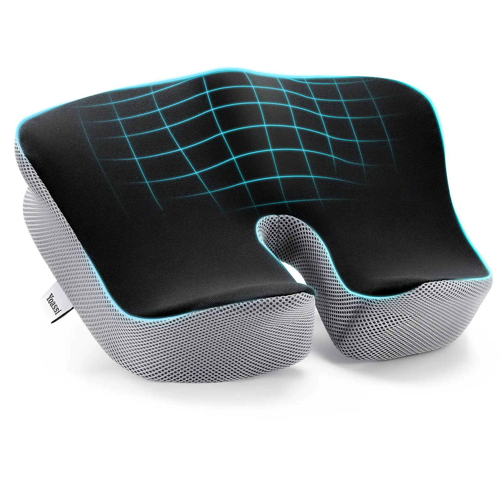 Large Size Seat Cushion with Extra Replacement Cushion Cover, Chair Cushions, Office Chair Cushions, Thick Memory Foam Cushions
