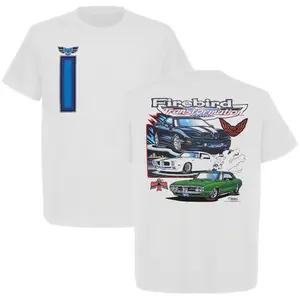 Firebird Transformation T-Shirt – Retro Pontiac Muscle Car Graphic Tee with Classic & Modern Firebird Models, Vintage Auto Shirt, Gift for Car Lovers & Gearheads