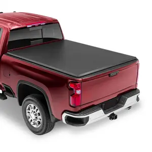 Chevrolet Silverado 1500 5.8FT 2019-2022 / GMC Sierra 1500 5.8FT 2019-2022 Soft Tri Fold Truck Tonneau Bed Cover (Extra Short Bed 5´8")