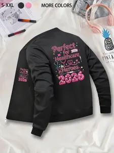 2026 Healthcare Heroes Medical Hero Graphic Print Long Sleeve Jacket Coats - Unisex Sports Jacket, Women's Trendy Casual Everyday Fitted Style, Suitable for Autumn and Winter Fashion, Womenswear