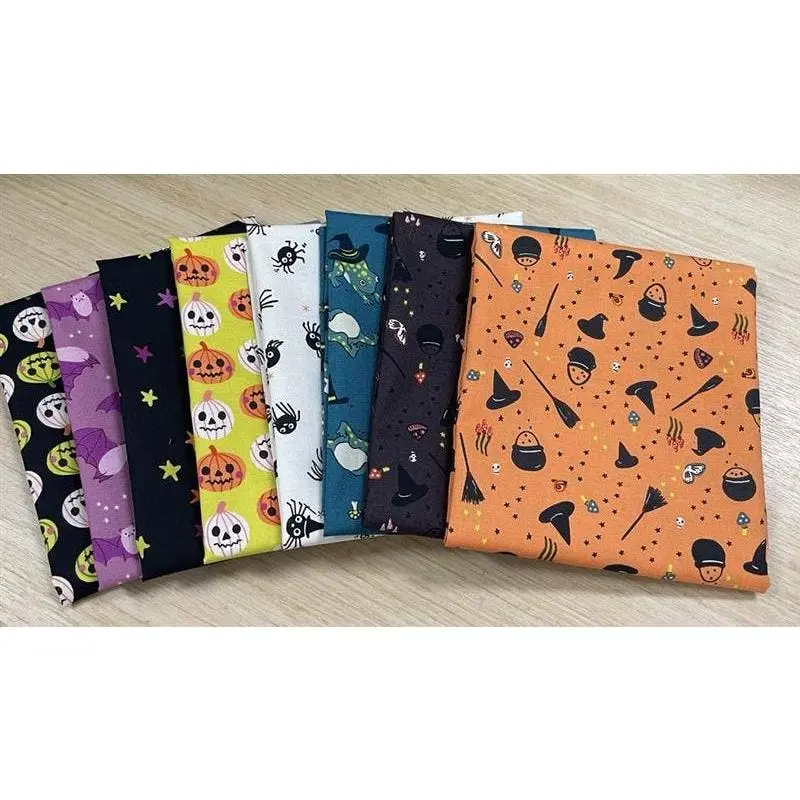 Freaky Familiars Fat Quarter Fabric Bundle (8)