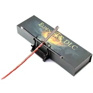 22cm Rivers of Blood Katana Elden Ring DLC Collectible - Ultimate Gaming Desk Setup Gift for Boyfriend decor festive home art figurine Desktop Statue Box Series