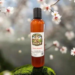 8 Oz Skin Care Lotion: "Cherry Blossom" made with Goat Milk Soap