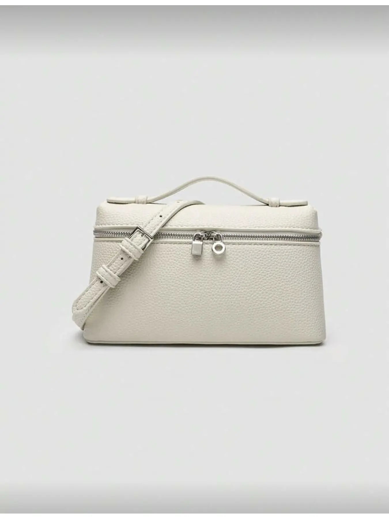Women 2026 Fashion Solid Color Litchi Pattern PU Square Shoulder Bag Small Handbag Daily Commute Shopping Party Wedding Evening Elegant Casual Crossbody Shoulder Bags Gift for Her Handheld Bag Purse