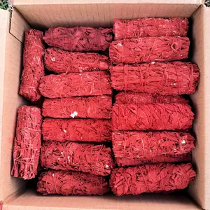 Dragon’s Blood White Sage Smudge Sticks - Handbound Natural Resins Cleansing Bundle Sets with Aroma for Protection & Negative Energy Removal Rituals (Multiple Packs)