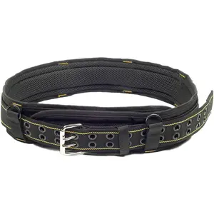3 inch Padded Tool Belt Work Tool Belt for Heavy Duty Work(Yellow and Black)