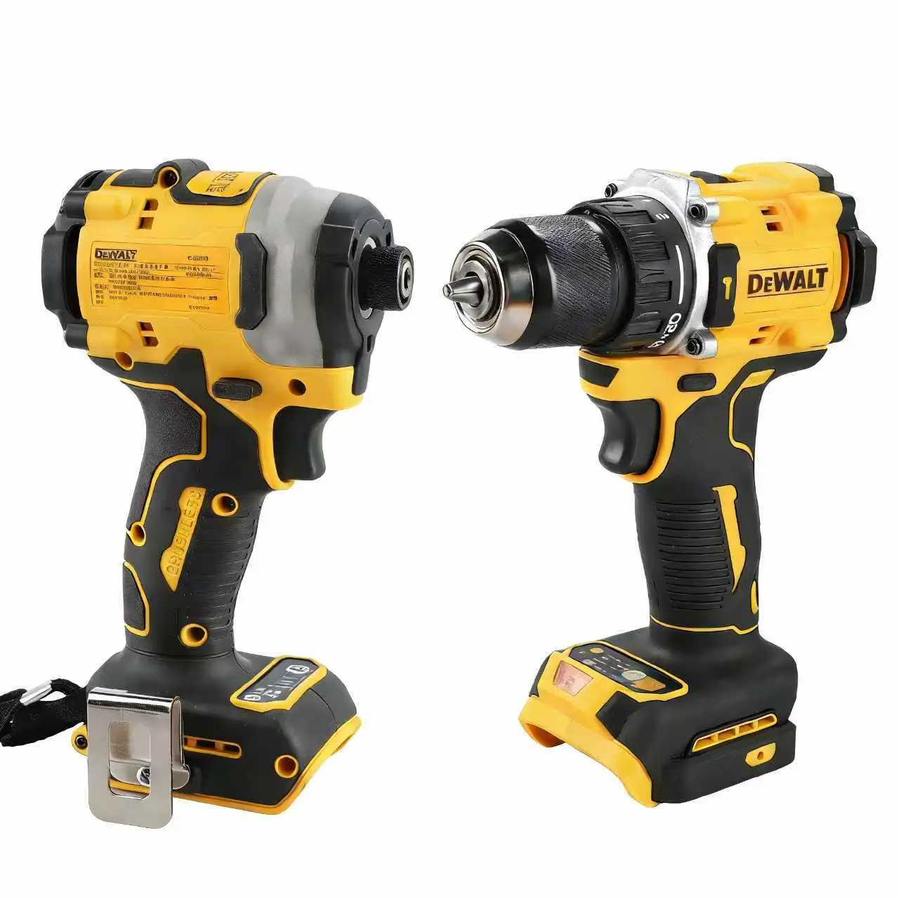 DEWALT DCF850 + DCD805 2-Tool Kit | Brushless Impact Driver & Drill, Bare Tools (No Battery). Includes Tool Bag. Perfect for Users with Existing DEWALT 20V Batteries!, Cordless Drill, Cost-Effective, Dcd805 Drill