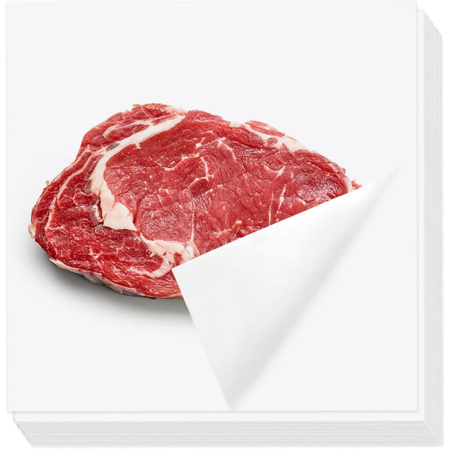 150 count White Butcher Paper for Sublimation 12 x 12 Inch Disposable Butcher Paper Sheets Square Meat Sheet No Wax for  Wrapping Meat Sublimation Heat Press Art Project