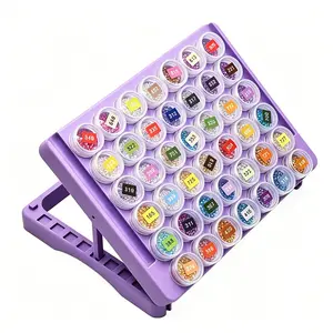 Diamond Painting Storage Box Set with Adjustable Stand Stickers, Diamond Painting Tool Accessories, DIY Craft Organizer Kit
