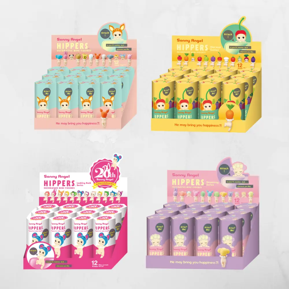 Sonny Angel HIPPERS Collection Blind Box, Animal Fruit Dreaming Flower Dinosaur Mini Figure Collectible