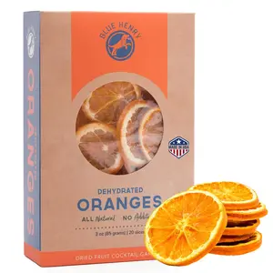 BlueHenry Dehydrated Orange Wheels - 3 oz - 20 slices - Natural Fruit